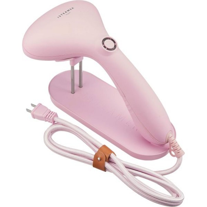 1014327 iSTEAMER 아이스치머 의류 스티머 행거 스팀 다리미 살균 탈취 꽃가루 대책 25초 단시간 580g의 초경량 ISTRD 체리 핑크