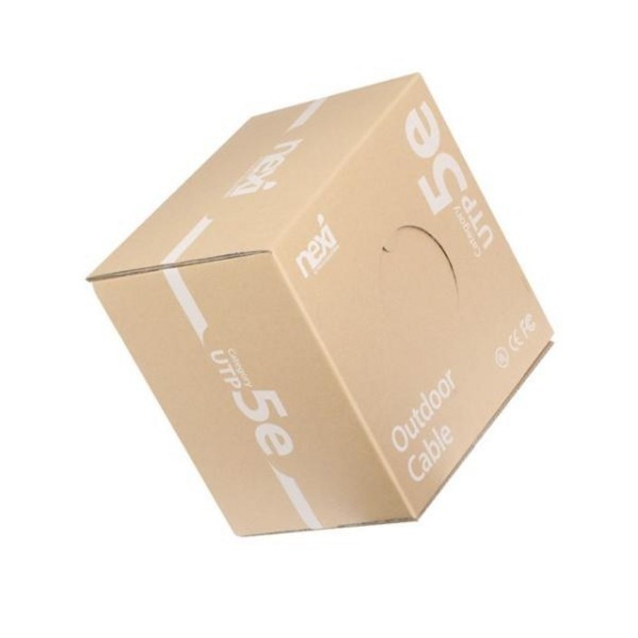 (NEXI) 넥시 CAT.5E UTP 랜케이블 옥외용 (블랙/300m)(1롤/박스)(NX1526)