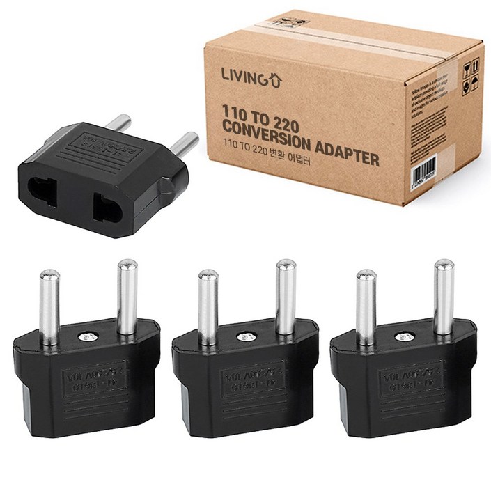 리빙유 멀티 변환 콘센트 어댑터 직구용 돼지코