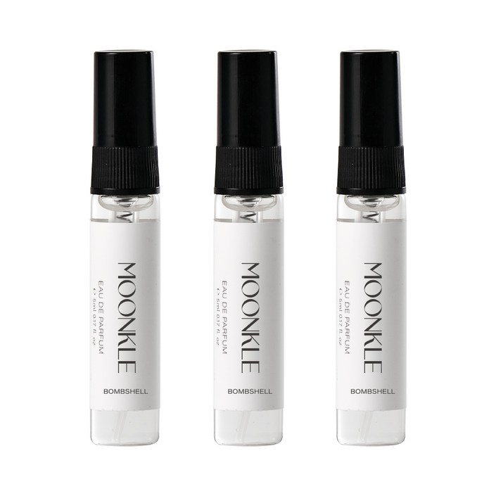 뭉클 밤쉘 니치향수 미니어처, 3개, 5ml