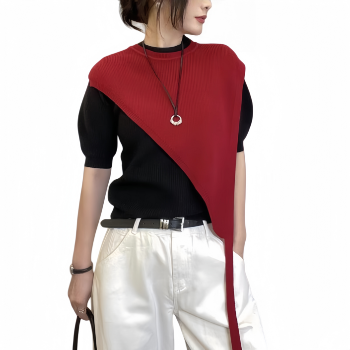 DA ZHANG GUI 울 블렌드 여성 가디건 숄 케이프 머플러 스타일리시 레이어링 아이템