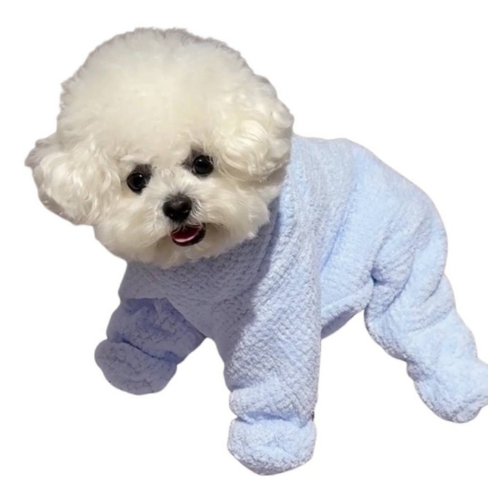 Tinduo 애완 동물 흡수 타올 두꺼운 목욕 타올 가운 겸용 속건, 1개