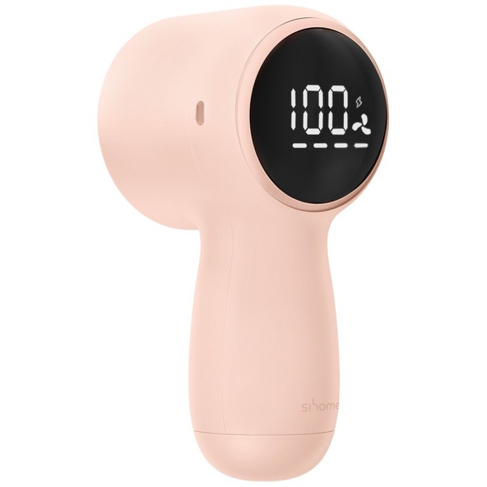시홈 미니멀리즘 휴대용 충전식 보풀제거기, 핑크, SHSK97