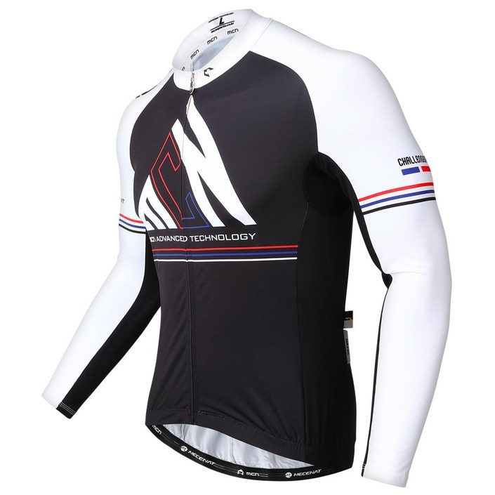 MCN 액슬 봄가을용 긴팔져지 자전거 의류 스킨슈트 셋업 져지 상의 기능성 사이클 상의