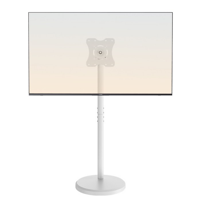 LA DERIVE TV 거치대 높이 조절 가능 이동식 TV 거치대 화면 360도 회전 가능 1442인치 대형 스탠드형 TV 거치대