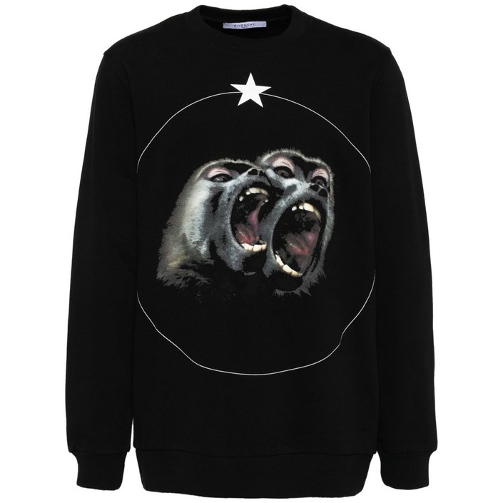 지방시 그래픽 프린트 스웨트셔츠