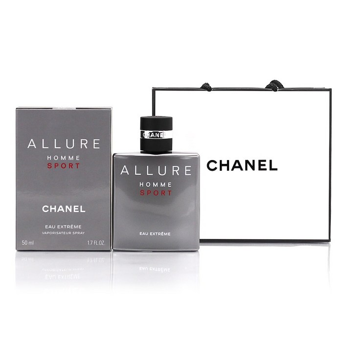 정식 한글라벨 백화점제품 샤넬 알뤼르 옴므 스포츠 오 엑스트렘므 오 드 빠르펭, 쇼핑백동봉