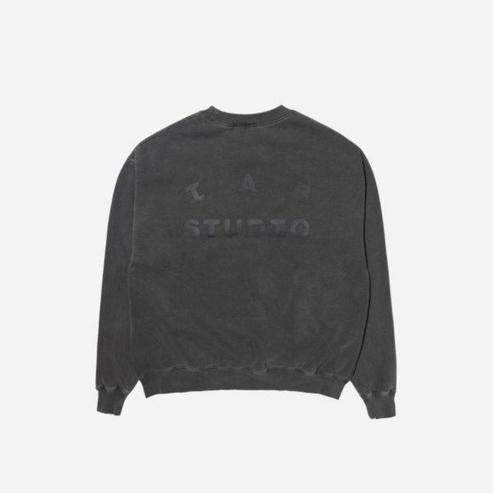 아이앱 스튜디오 피그먼트 스웨트셔츠 블랙 IAB Studio Pigment Sweatshirt Black