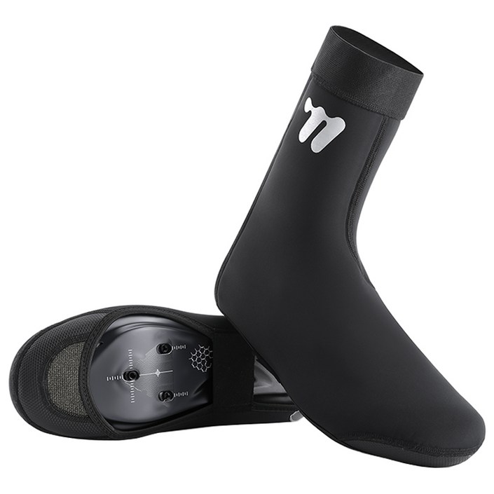 시그니처베이지 로드 자전거 방한 평페달 클릿 슈즈 슈커버 YPZ050, 270, 블랙