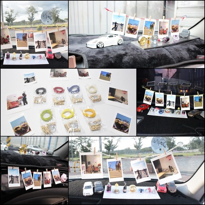 가랜드 사진걸이 자동차 사진액자 차량악세사리, 사진걸이, 1개