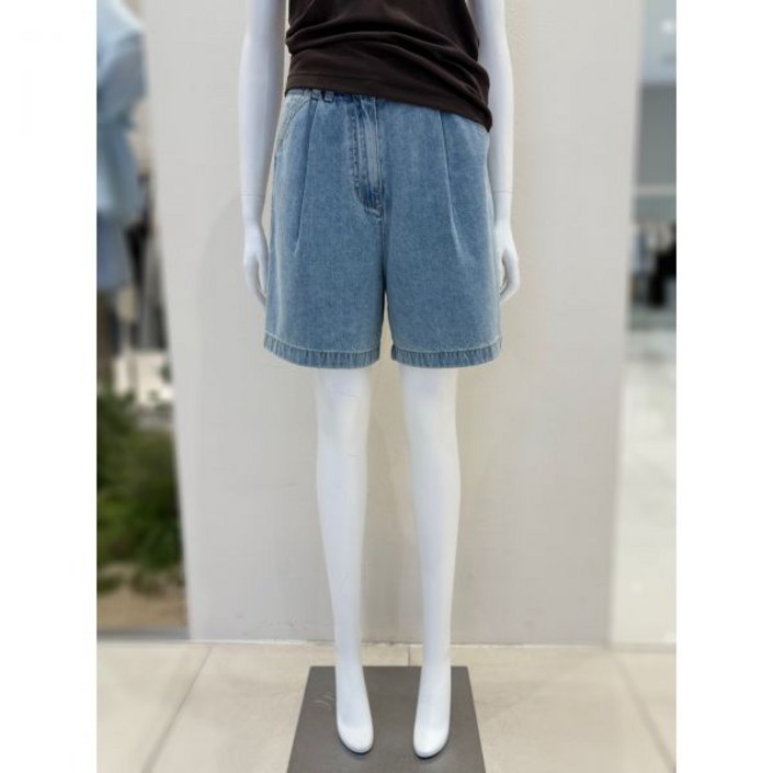 온앤온 핀턱 4부 데님 팬츠 NJJ5ML614 한정수량 (1556827 )