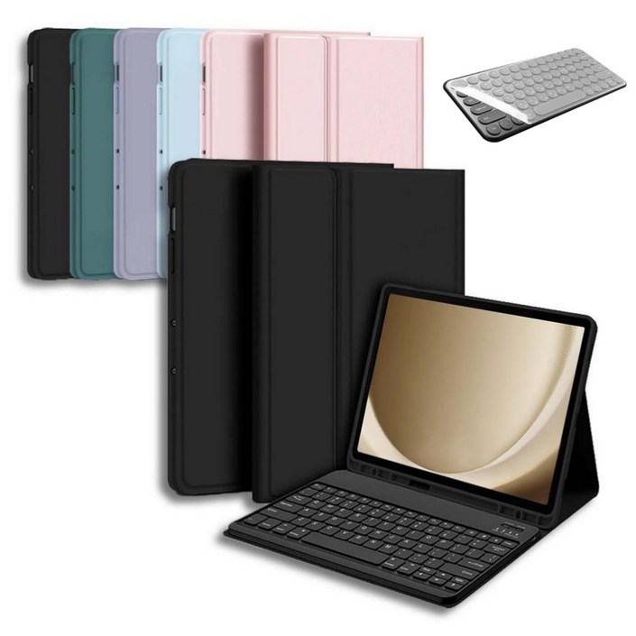 삼성 갤럭시탭A9+ 11인치 호환 블루투스 키보드 케이스 북커버 플러스 S펜수납 SM-X210N X215N X216N 케이스나라