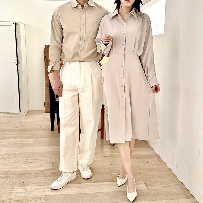 빌러드우먼 커플룩 천생연분 데이트 시밀러 룩 원피스 셔츠 빌러드우먼 커플룩 천생연분 데이트 시밀러 룩 원피스 셔츠
