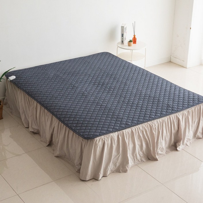 한일의료기 바람개비 탄소매트 emf 온열 전기 매트 1인용전기장판, 더블분리160x195cm