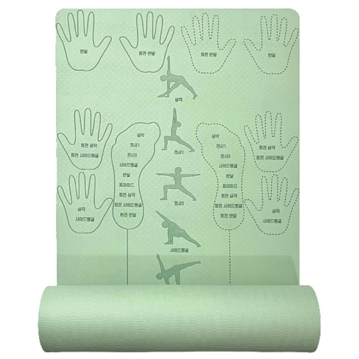 미믹캣 따라하는 요가매트 6mm 홈트레이닝매트 링피트매트