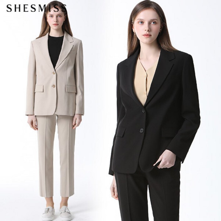 쉬즈미스 쉬즈미스  투버튼 싱글 재킷슬림팬츠 2종세트