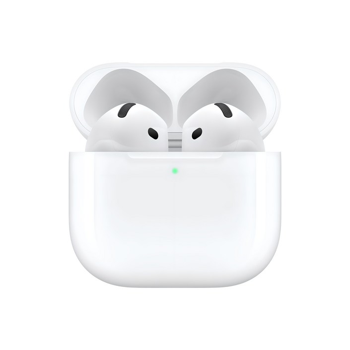 Apple 2024 에어팟 4세대 액티브 노이즈 캔슬링 블루투스 이어폰, MXP93KH/A, 화이트