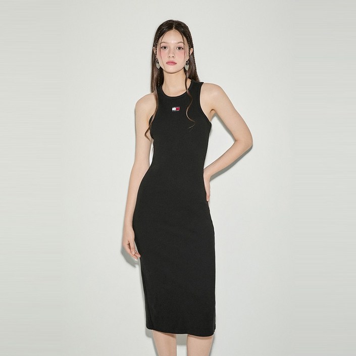 타미힐피거 립 뱃지 레이서 원피스 T32E6WOP02TWT2BDS