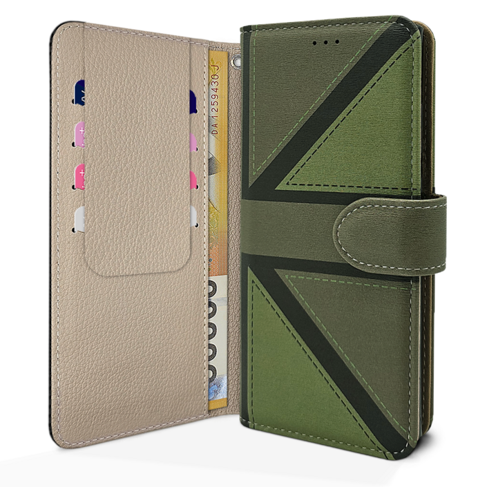 아리움 헤리스 런던 가죽 지갑형 카드 핸드폰 케이스