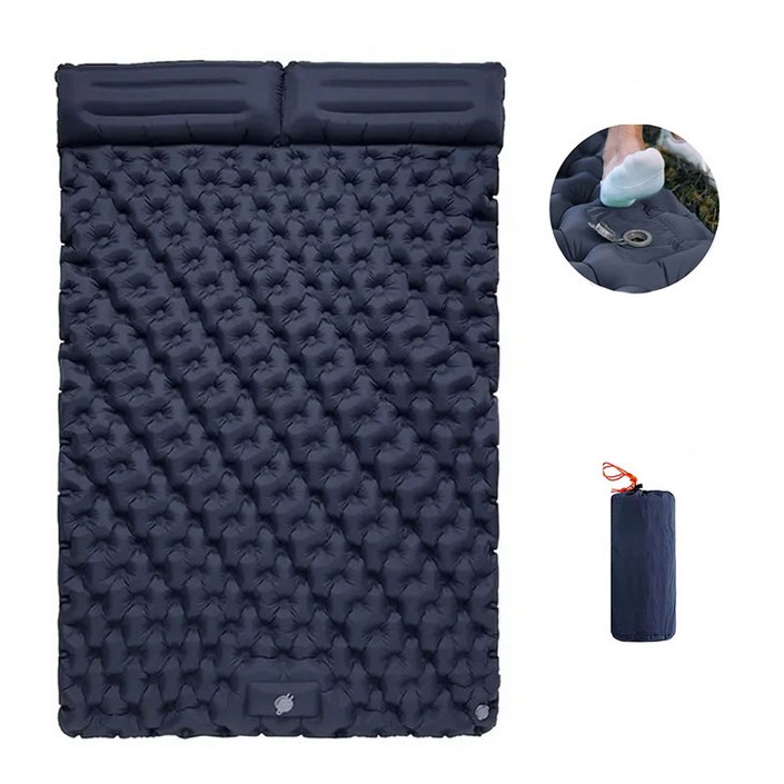 반전 펌프 내장형 발펌프 에어매트 휴대용 초경량 에어매트 캠핑 차량 매트리스