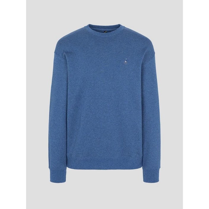 [백화점상품] 빈폴 25FW [Essential] 남녀공용 로고 자수 스웨트 셔츠 - 블루(BC5741E03P) 데일리룩 클래식룩