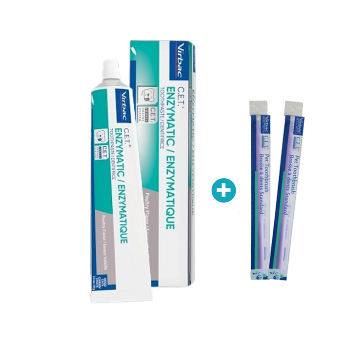 버박 닭고기맛치약  미니칫솔 2P