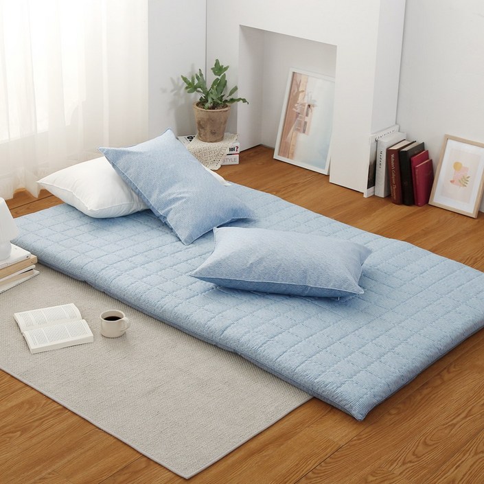 모더니티 누빔 요커버 S D Q 먼지없는 세미마이크로 블루 그레이