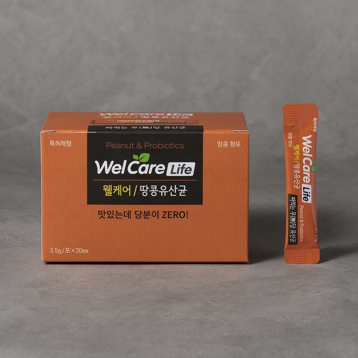 짜먹는 땅콩유산균 30p, 3.5g, 1개 짜먹는 땅콩유산균 30p, 3.5g, 1개