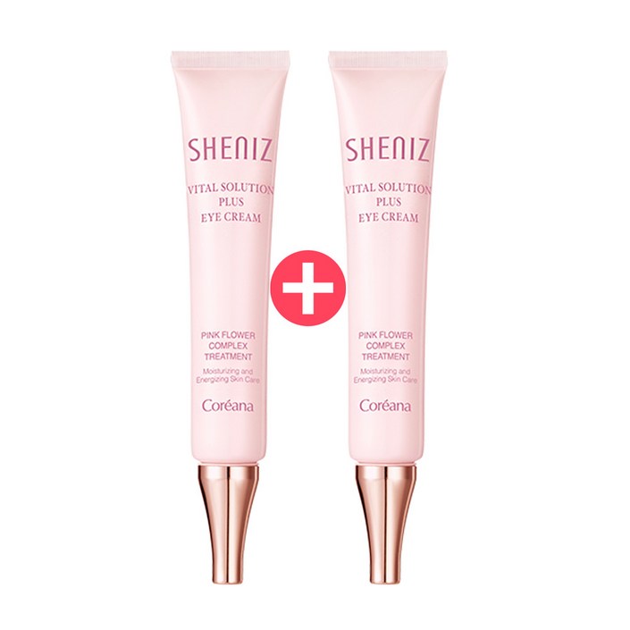 [탄력강화 눈가전용 아이크림]코리아나 쉬니즈 바이탈 플러스 아이크림 30ml X 2개, 30ml, 2개