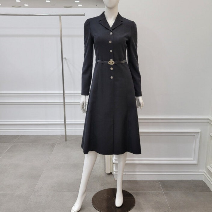 미니멈 카라넥 벨티드 원피스 (MYCGWO8080BK)_IC