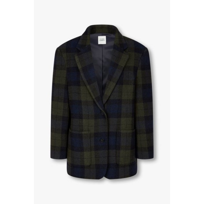 [백화점 정품] STUDIO TOMBOY 여성자켓 체크패턴울자켓 (9174412983CT)