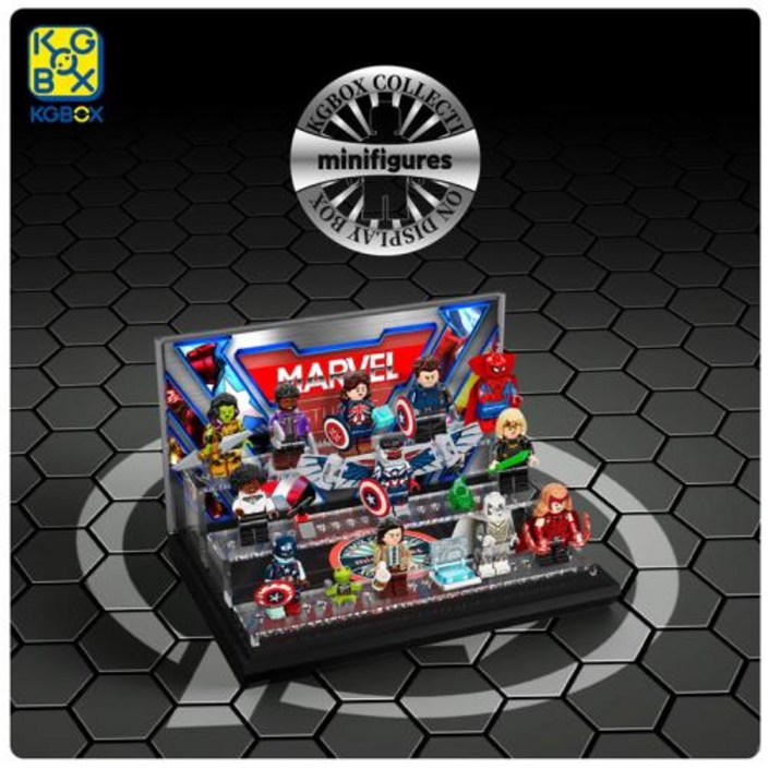 레고 마블 스튜디오 미니피겨 71031 KG 고급형 아크릴 디스플레이 케이스 장식장