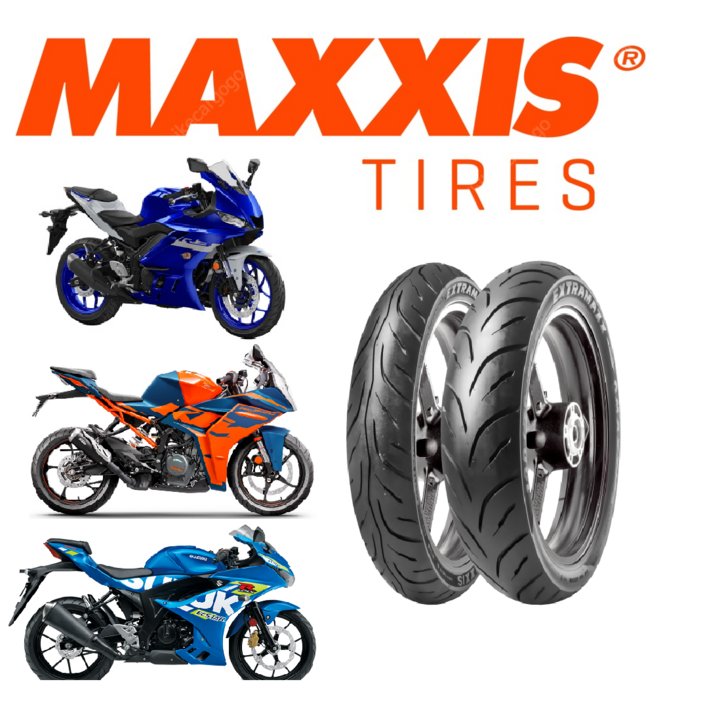 맥시스 엑스트라맥스 쿼터급 R3,MT03,듀크390,GSX125,CBR125 모터싸이클 타이어