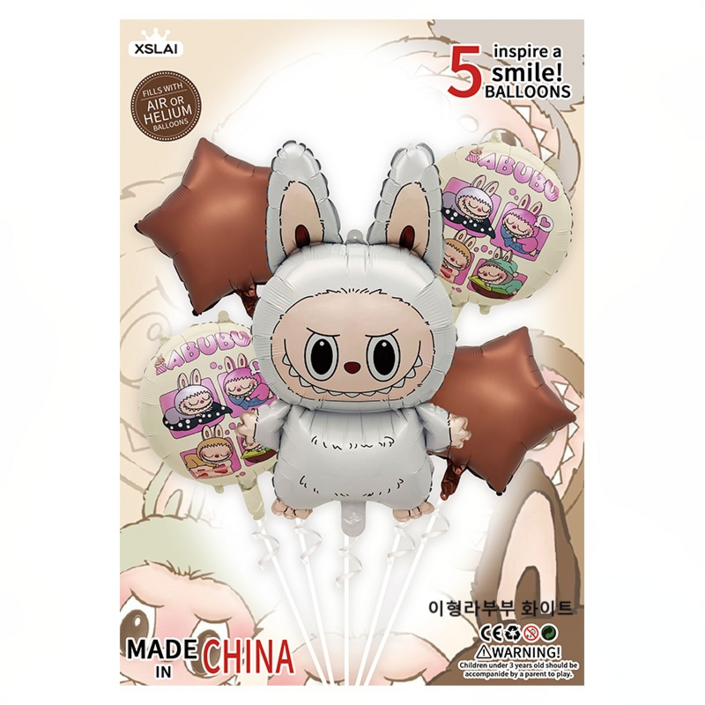 두근두근 라부부 생일 파티 이벤트 풍선 셋트