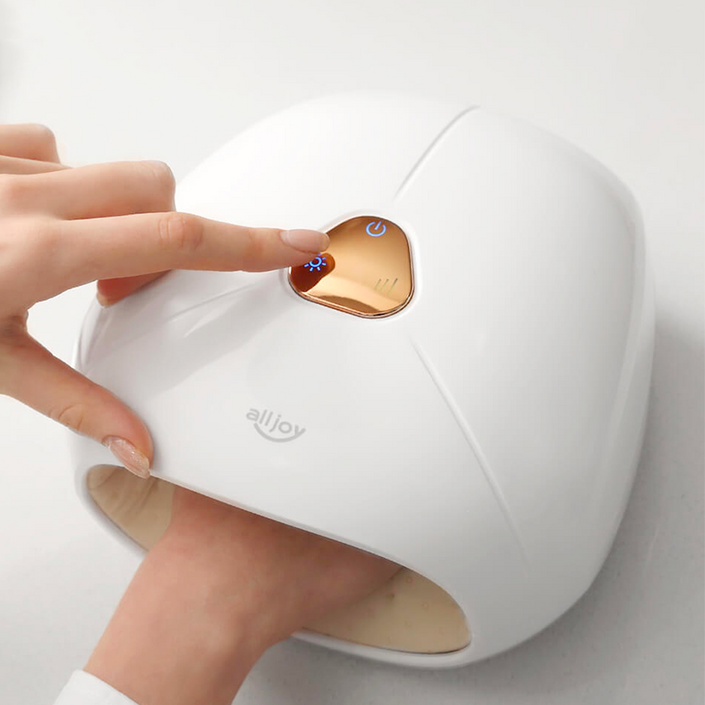 올조이 온열 손마사지기 손가락 마사지기 무선 핸드 손안마기, AJHDM2401