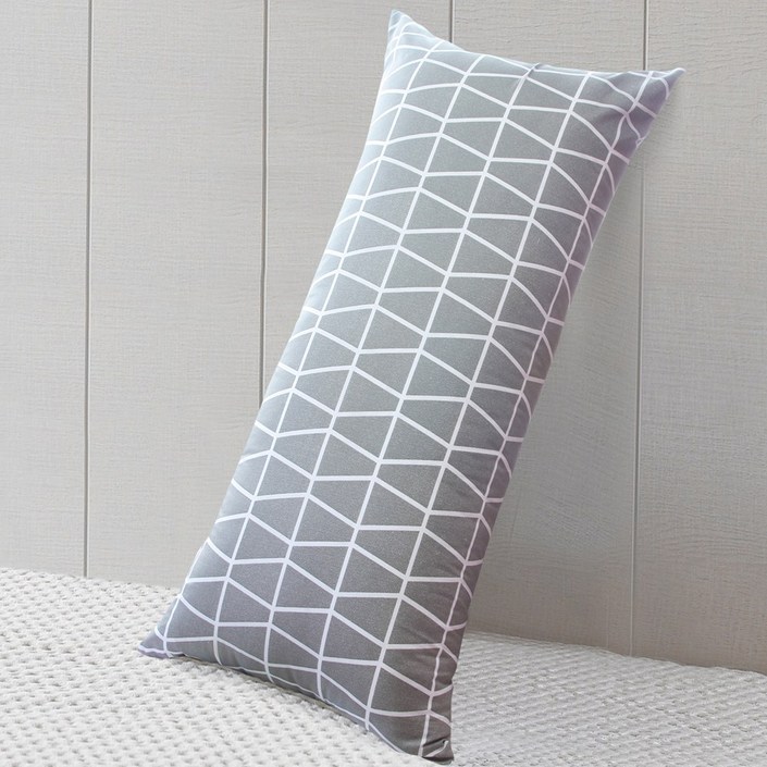 네모라인 국내생산 스마일 등받이 침대 헤드 등 쿠션 커버 (솜 별도)