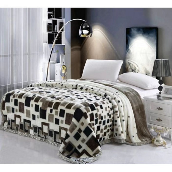 디어제이 도톰하고 따뜻한 양면 극세사 겨울 담요