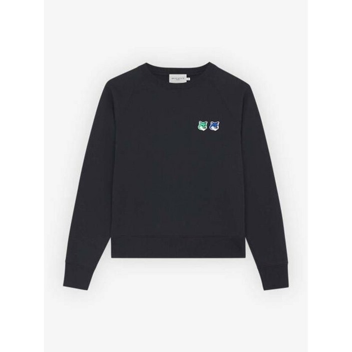 백화점출고 메종키츠네 라프리마 MONOCHROME 폭스 헤드 ADJUSTED 스웻셔츠 모노크롬 폭스헤드 어드저스티드 맨투맨 KW00308KM1 P199 캐주얼 봄 정장 하객