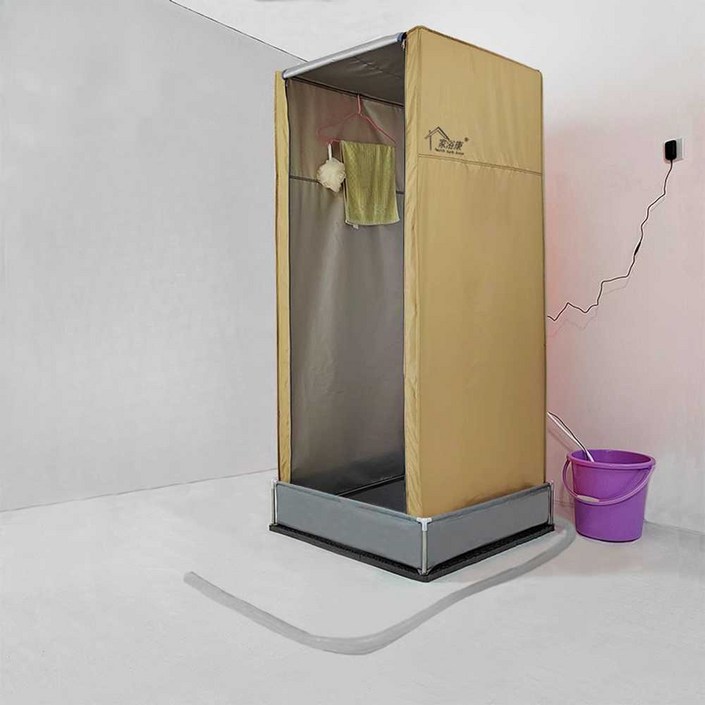 간이샤워부스 이동식 조립식 욕실 샤워실 샤워 텐트 노지 캠핑 농막 천막 파티션