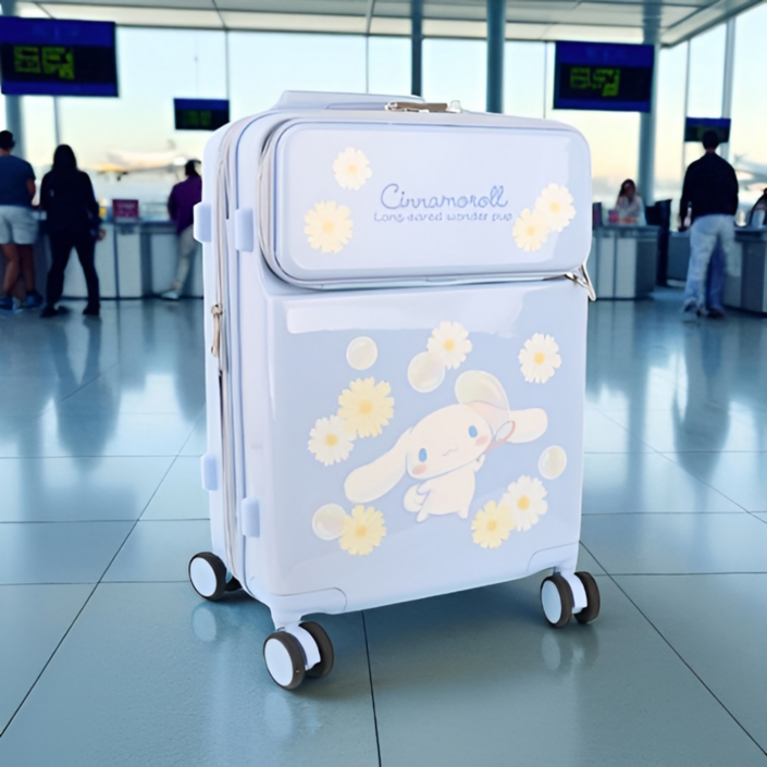 시나모롤 여행용 캐리어 기내용 18인치 가방 어린이 해외 아동 아기 유아 휴가 2종
