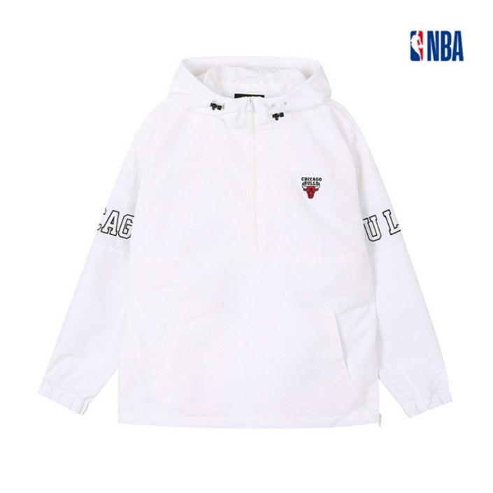 NBA 유니 팀로고 오버핏 후드 아노락 자켓N211JP153P옐로우