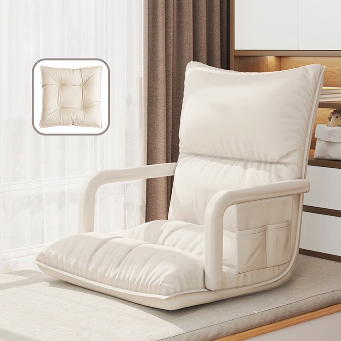 좌식 의자 6단 각도조절 다목적 1인용쇼파 좌식 의자 좌식의자 1인용 쇼파 등받이 좌식의자 좌식 소파 좌식 등받이 의자핸드폰 파우치 없음