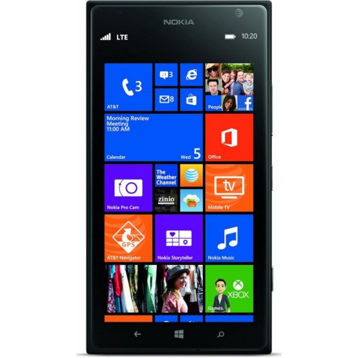 Nokia Lumia 1520, 블랙 16GB ATT 리뉴얼