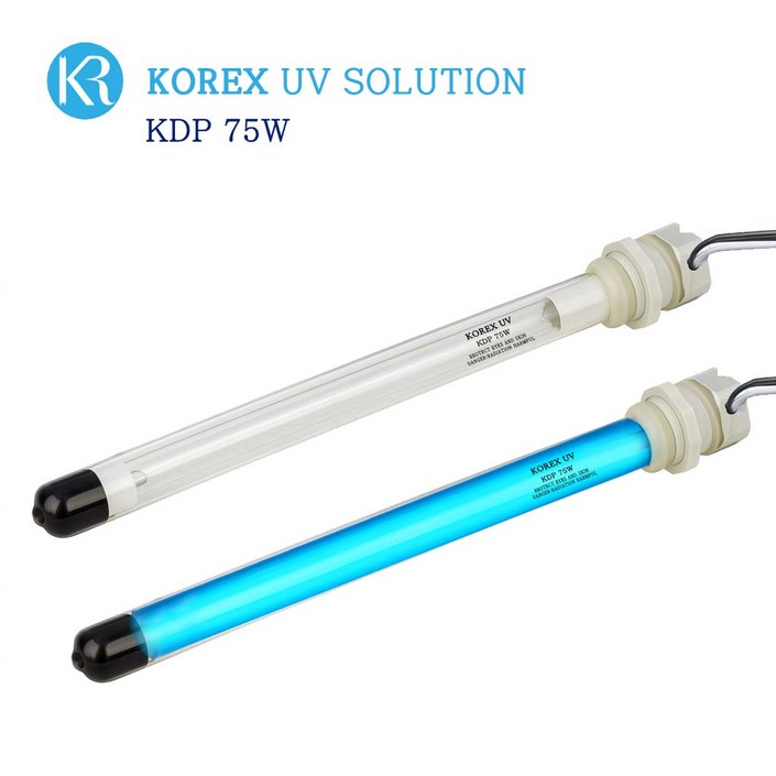 KOREX UV  이중관 살균램프 KDP 75W, 1개, 이중관 살균램프 75W안정기