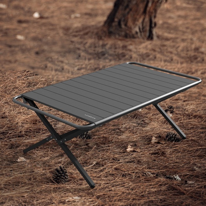 카디움 캠핑 롤 테이블 두랄루민 경량 접이식 좌식