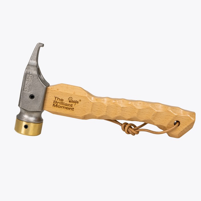 루페 아시모 핸들 캠핑망치 황동 스테인리스