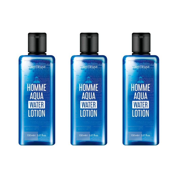 퓨어덤 남성용 아쿠아 워터로션 남자화장품
