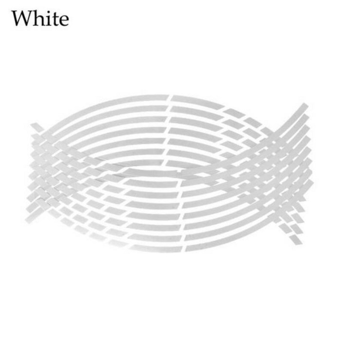 오토바이 휠 반사 스트립 스티커 및 데칼 자동차 스타일링 모토크로스 자전거 1718 인치 림 테이프 1 세트 5 색