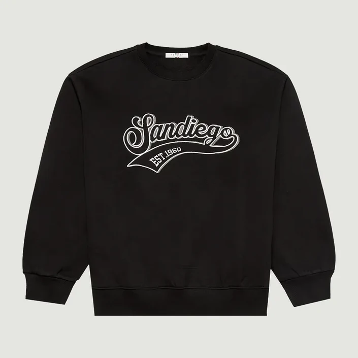 행텐 겨울초특가할인대전 베이직 캐주얼 공용 기모 맨투맨 티셔츠