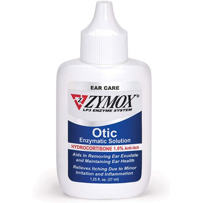 자이목스 블루 오틱 1 Hydrocortisone 가려운 귀 세정제 강아지 고양이